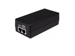 PJ101 Один порт 100 М POE Инжектор Power Over Ethernet Адаптер соответствует IEEE802.3AF