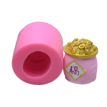 

Silicone Molds DIY Treasure Bowl Creative Baking Mold for Fondant Cake Ice Cube Dessert Chocolate