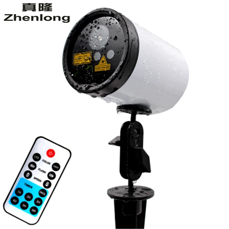 

3 Hole 20 Pattern Premium Outdoor Garden Decor Waterproof Christmas Laser Spotlight Light Star Projector with Remote Controller