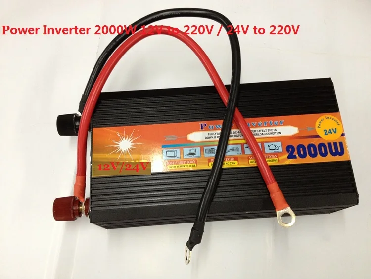 

2000W dc24v to ac220v modified wave power inverter for home use