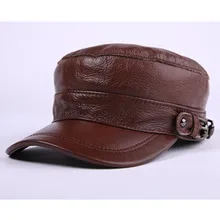 XdanqinX, осенне-зимние мужские шапки, утолщенная кожаная теплая Бейсболка, плоская кепка, регулируемый размер, кепка для папы, Кепка с козырьком