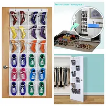 24 Pockets Over Door Hanging Bag Box Shoes Organize Rack Hanger Storage Tidy Storage Box Hanging bags V30