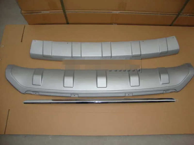 ABS-front-and-rear-Bumper-Protector-Skid-Plate-cover-fit-for-hyundai-IX35-2010-2012-Auto