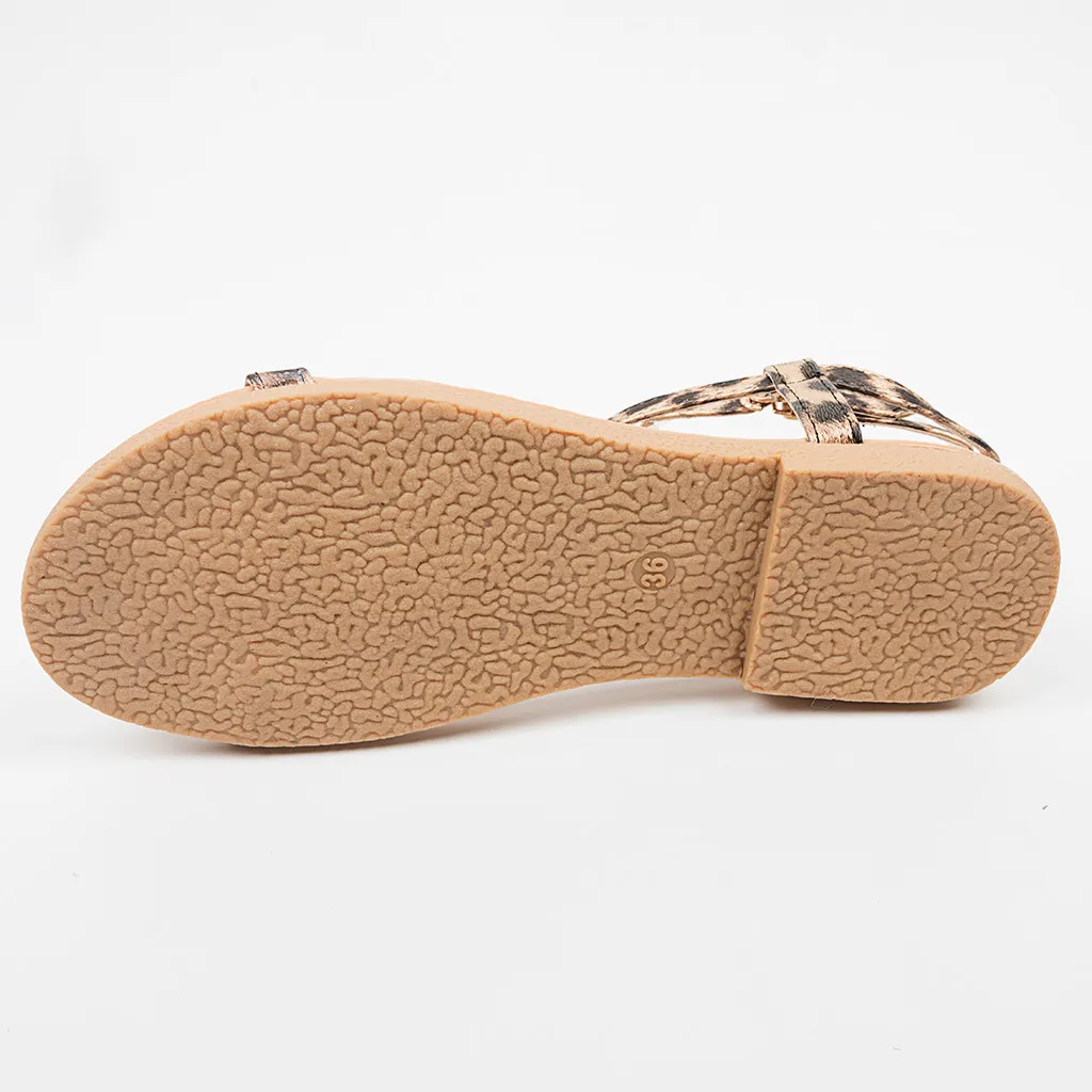 Женские повседневные туфли на плоской подошве sandalias mujer платформе весна лето 2019