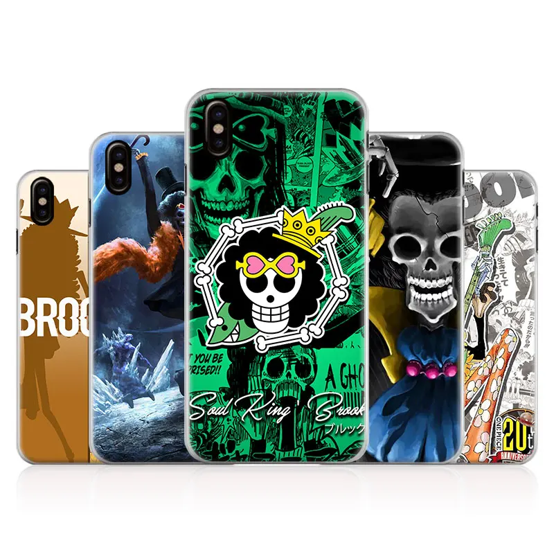 

One Piece Soul King OP Brook Coque Phone Case Cover Shell For Apple iPhone X 8Plus 8 7Plus 7 6sPlus 6s 6Plus 6 5 5S SE