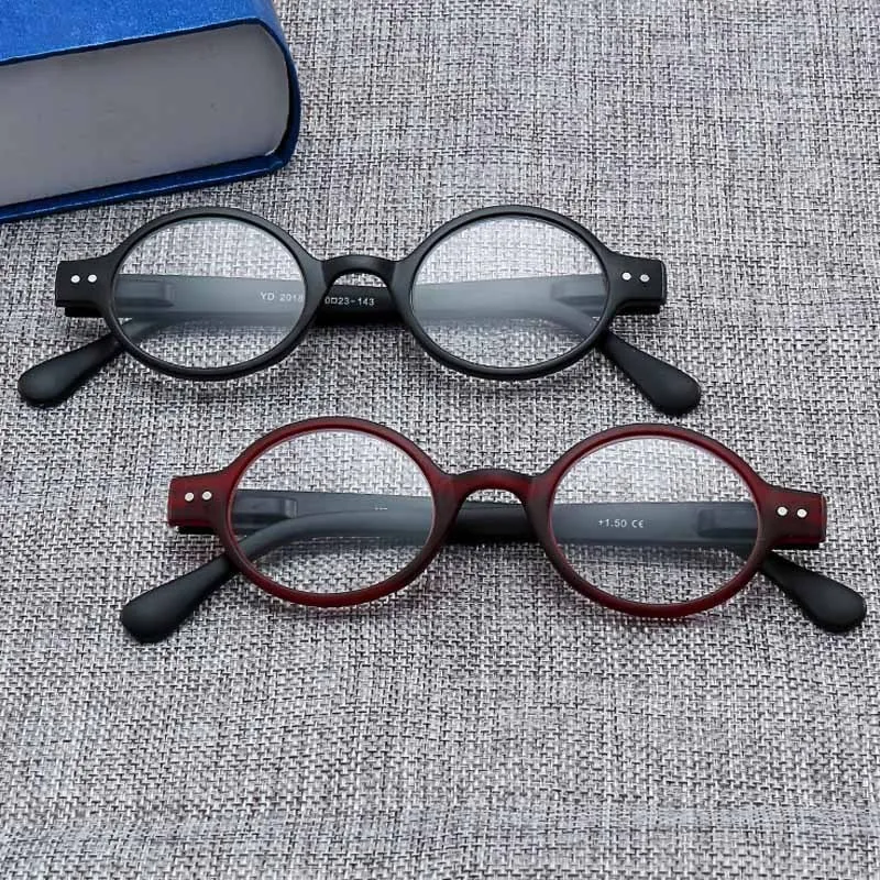 

Reading Glasses Round Men Women Vintage Retro Read Eyeglasses Light Weight Spring Hinge Readers Glass 1.0 1.5 2.0 2.5 3.0 3.5