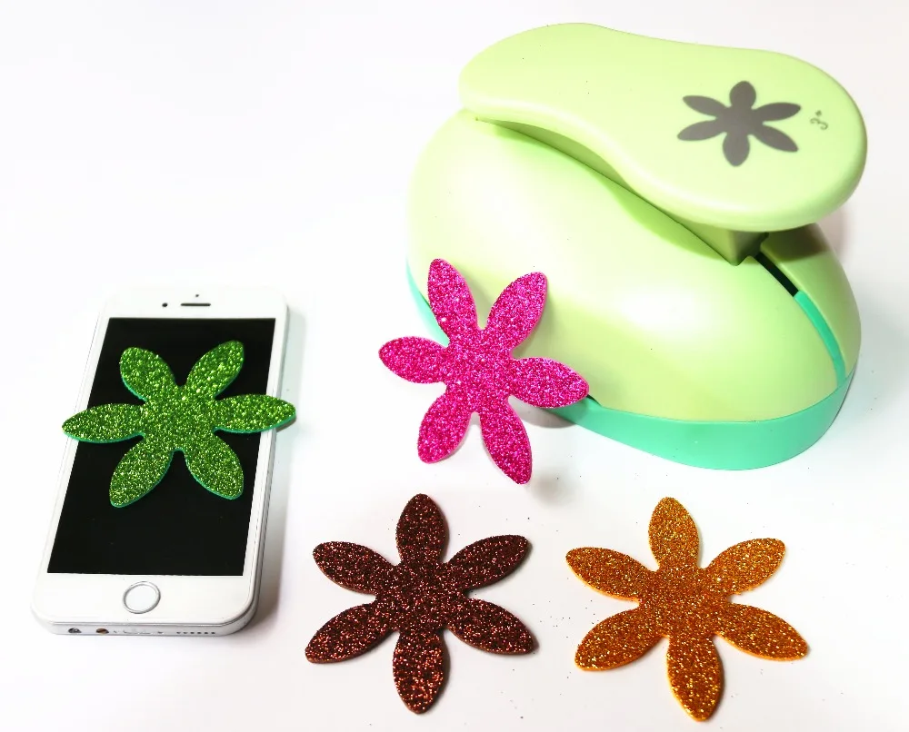 Super Large 3'' Six flower DIY Craft Punch EVA Creative Embosser device