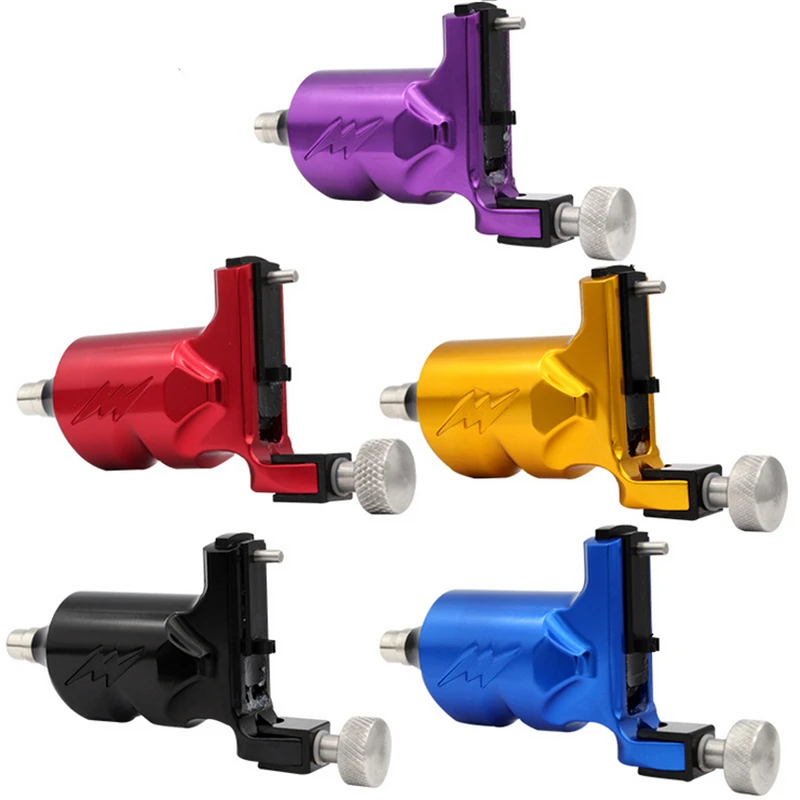 

HOT Professional Liner Shader RCA Rotary Motor Tattoo Machine Gun For Tattoo Power Kit Set Blue Black Red Purple Supply RTM01#