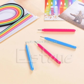 

1PC Slotted Paper Quilling Outils Color Multi Plastic Paper bricolage Craft