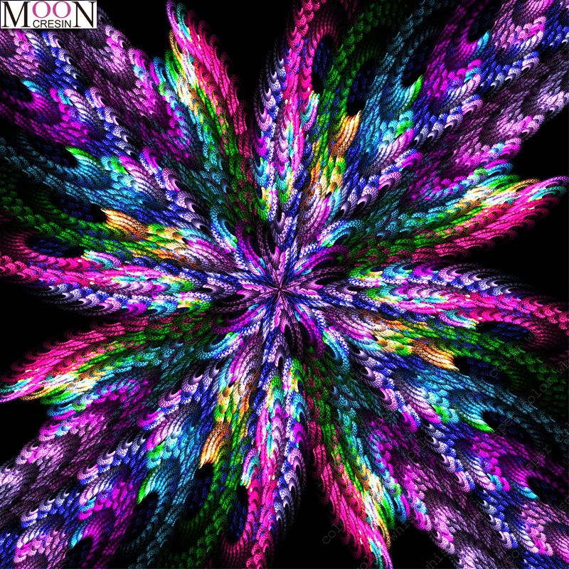 MOONCRESIN Рождество DIY Алмазная вышивка крестиком на рисунке серия Мандала полная