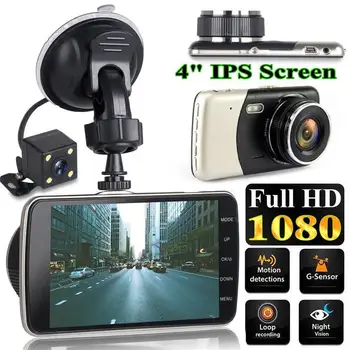 

C Model 4 Inch IPS HD 1080P Car Driving Recorder Car DVR Driving Recorder Cam Night Vision G-Sensor DVR