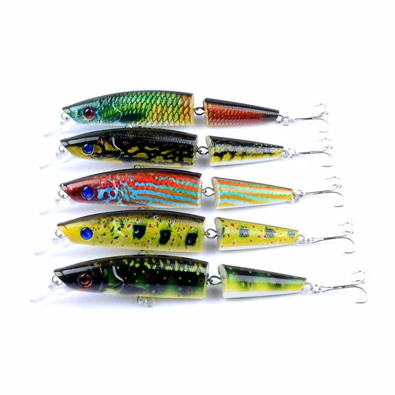 Amlucas сочлененной рыболовные приманки 14 см 21 7 г Minnow пластиковые Искусственный
