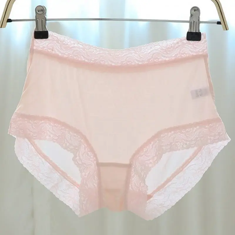 1 шт. 50% шелк вискоза Для женщин полный охват трусы нижнее белье M L XL 2XL SG001|Женские