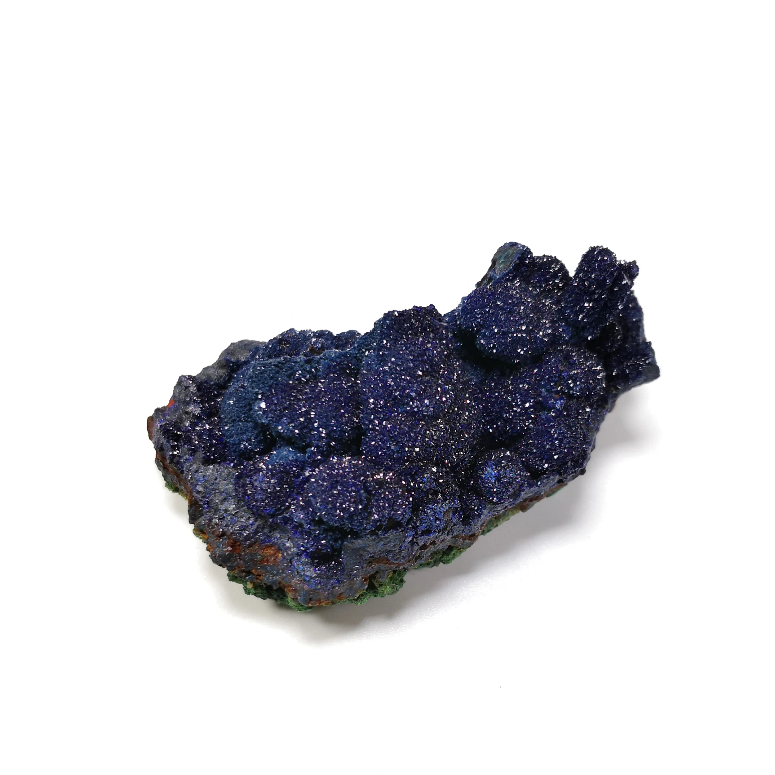 

68.7g NATURAL malachite azurite ore crystal specimens C2-31