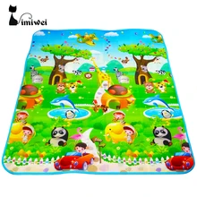 IMIWEI Brand Double Sided Animal Car Fruit Letter font b Baby b font Play Mats Crawling