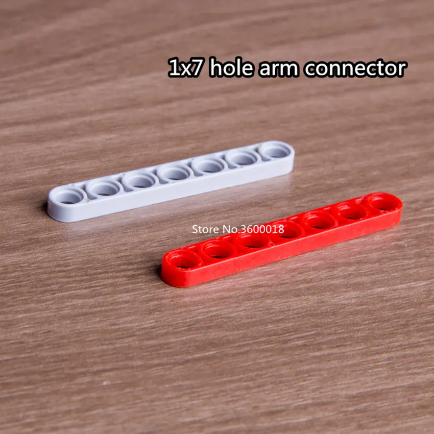 

20pcs/lot Liftarm Decool Technic parts 1x7 hole arm connector Compatible with legos 32065 MOC DIY blocks bricks parts set