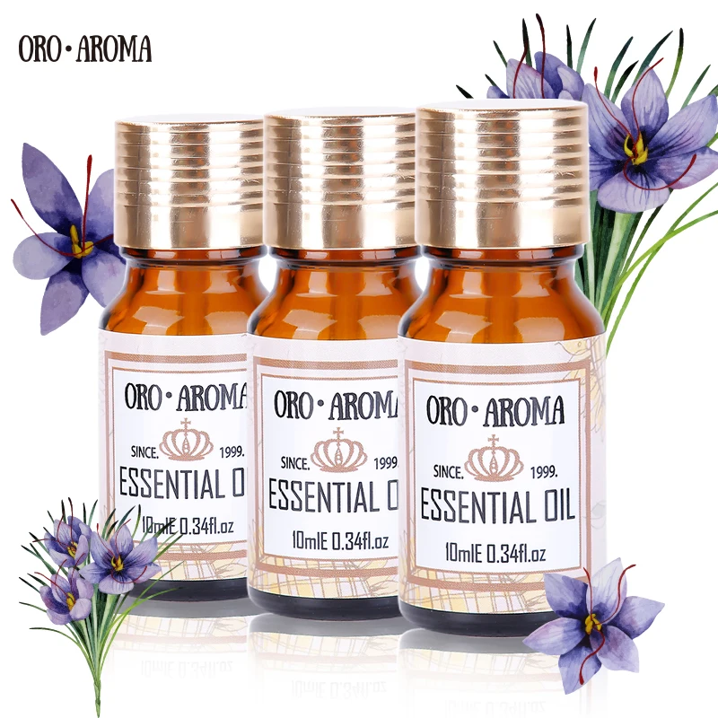 

Oroaroma Castor Helichrysum Peppermint Essential Oils Pack For Aromatherapy, Massage,Spa Bath 10ml*3