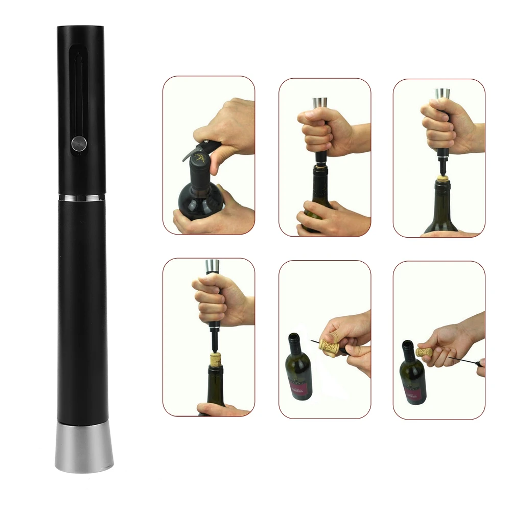 Air Pressure Wine Opener Multifunctional Zinc Alloy Beer Bottle Can
