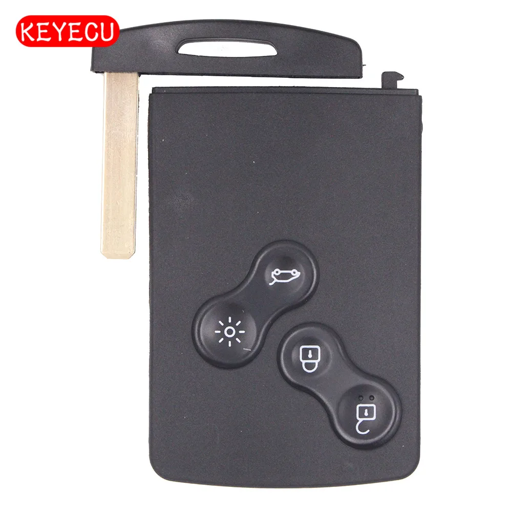 

Keyecu New Smart Remote Key Fob 433Mhz PCF7941 for Renault Megane III 2009-2013 With Keyless-Go