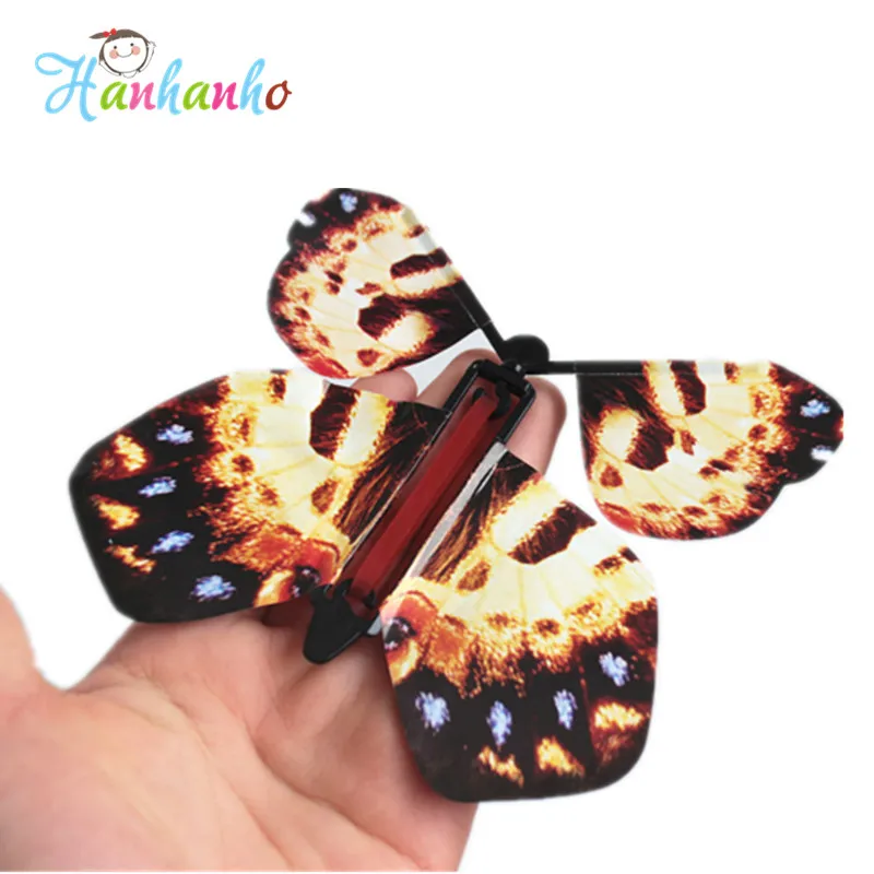 New Hot Magic Flying Butterfly Wind UP Butterfly Easy To Do Magic