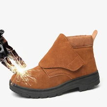 Средний вентилируемый Электрический сварочная защитная обувь анти-разбивание анти-пирсинг рабочая обувь защитные ботинки защитная обувь