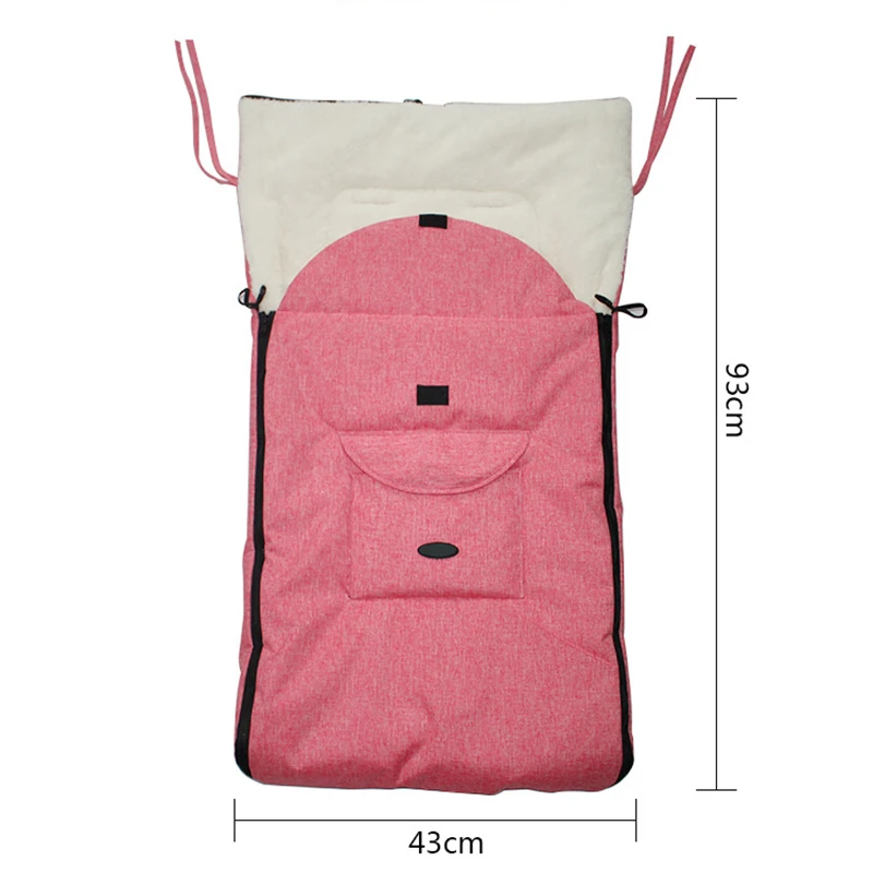 Спальный мешок для малышей, конверт, зимний детский спальный мешок, вязаный спальный мешок для детей, аксессуары для детской коляски, одеяло