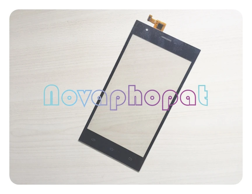 Novaphopat Черный сенсорный экран для Nomi i503 дигитайзер Сенсорная панель Замена +