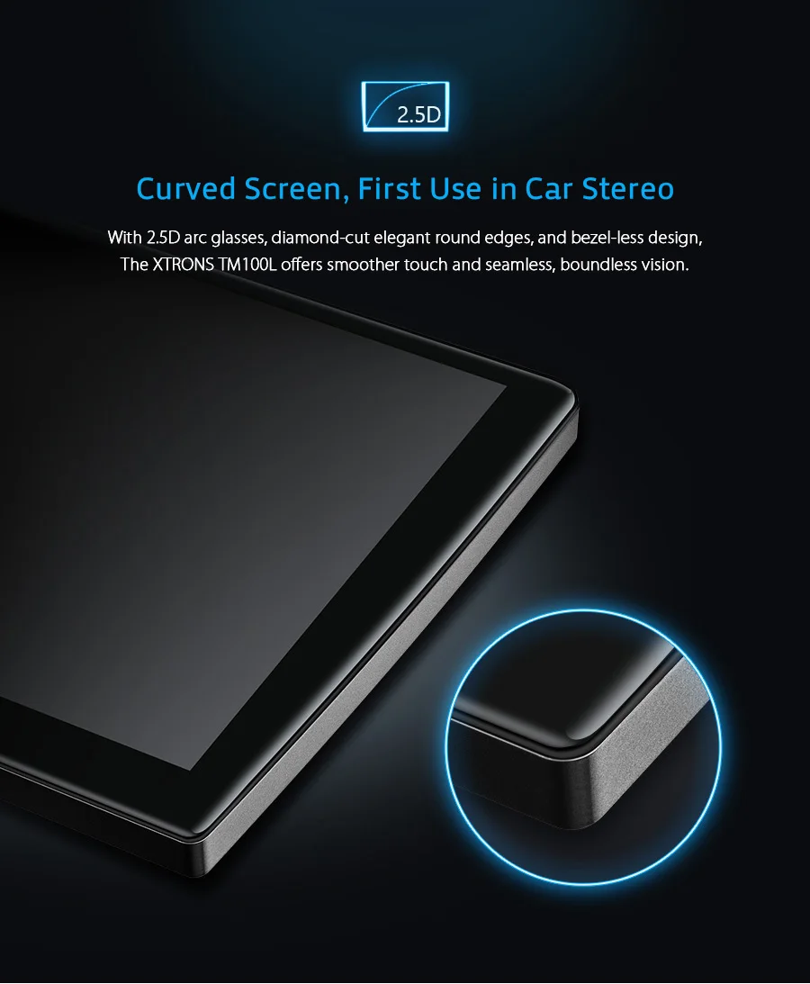 Clearance XTRONS 10.1" Android 8.1 Octa Core Radio 32GB Rotatable Face Panel 2.5D Curved Screen Car Stereo Player GPS OBD 1 & 2 DIN No DVD 2