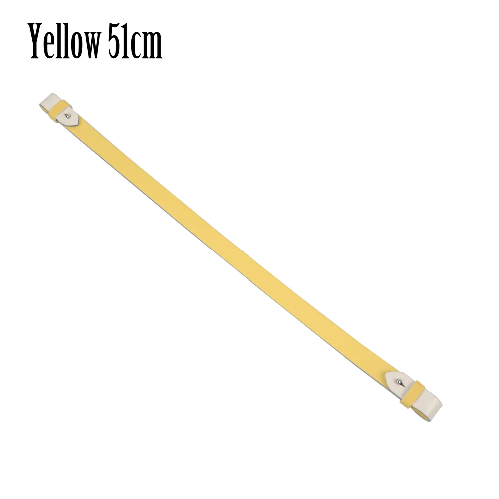 Tanqu 12 цветов ремень для Obasket opoket Obag ремень из искусственной кожи 40 см 51 см для O сумка ремешок с ручкой крепление - Цвет: Yellow 51cm