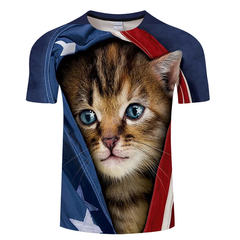 

Cat look for side 3D printed tshirt women casual fun T-shirt women's tops T-shirt fashion Tumblr Drop Ship size women tshirt