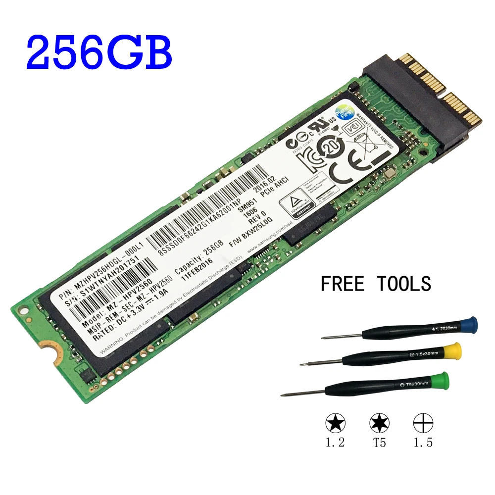  Neue 256 GB SSD Für Macbook Air 2013 2014 2015 A1465 A1466 Für Macbook Pro A1398 A1502 festplatte h