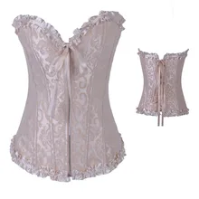 Бантик тела вышитый корсет атласные поясные Корсеты сексуальный корсет для Талии Тренажер Корсеты выше груди