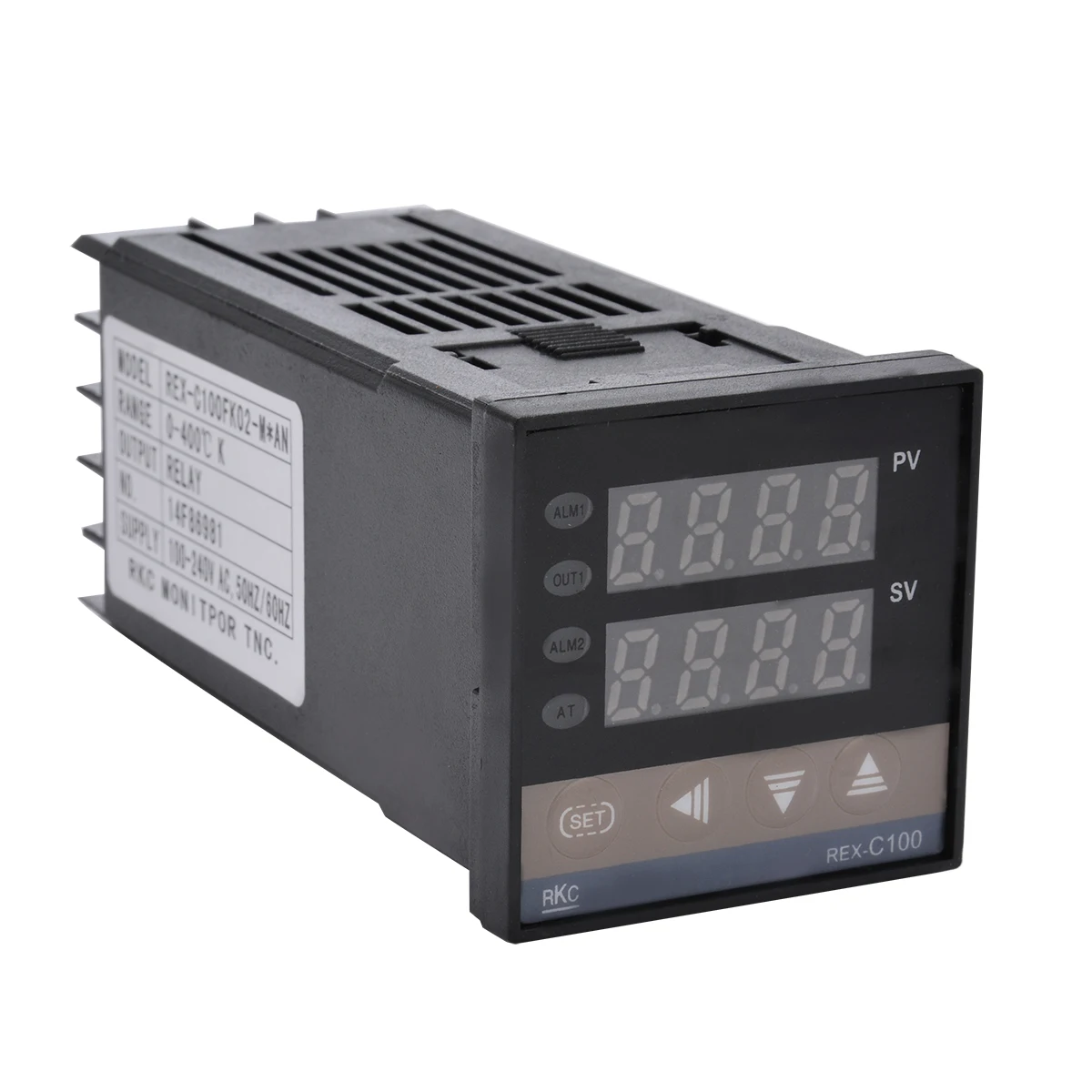 1pc New 48x48x110mm PID Digital Temperature Controller REX-C100 with K Thermocouple SSR Output for Swimming Pool Aquarium