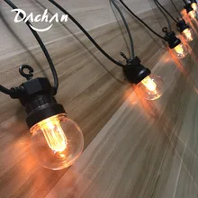 ALL NEW! 13M Led G50 Festoon Globe PMMA Bulb Outdoor String Waterproof Led Warm Ball String Garland Party Wedding Backyard Patio