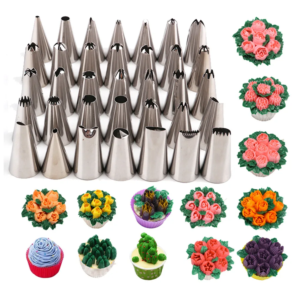 Cake Decorating Tools Dessert Decorators Nozzles Russian