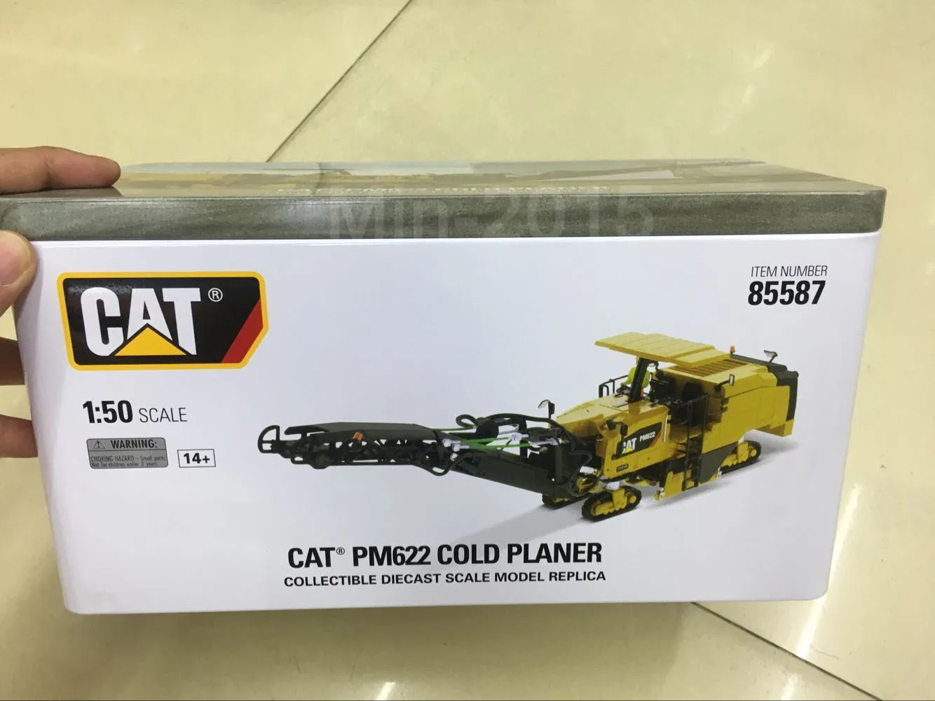 Гусеница Cat PM622 холодный строгальный станок 1/50 металлическая модель бренд Diecast Masters DM85587