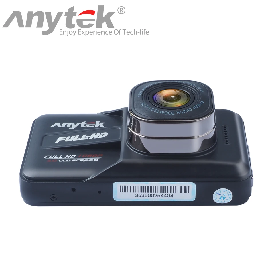 Автомобильный видеорегистратор Anytek A98 с Full HD 1080P 3 0 дюймовым ЖК дисплеем g датчиком