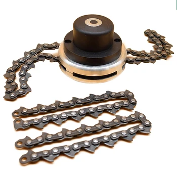 

Flexible Metal Lawn Mower Trimmer Grass Chain Coil String Trimmer Head Brush Cutter Mover Accessory Efficient Brushcutter Tool