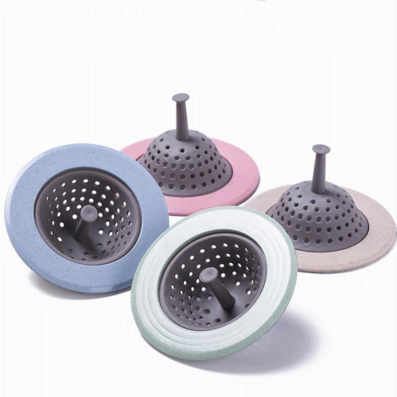 Round Kitchen Sink Filter Screen Floor Drain Hair Stopper Hand Sink Plug Bath Catcher Sink Strainer Cover  Tool  1