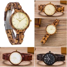 Fashion Natural Wood Watch woMen Luxury Watches Quartz Watch Women Dress Watches Ladies Wooden Wristwatch WoMen