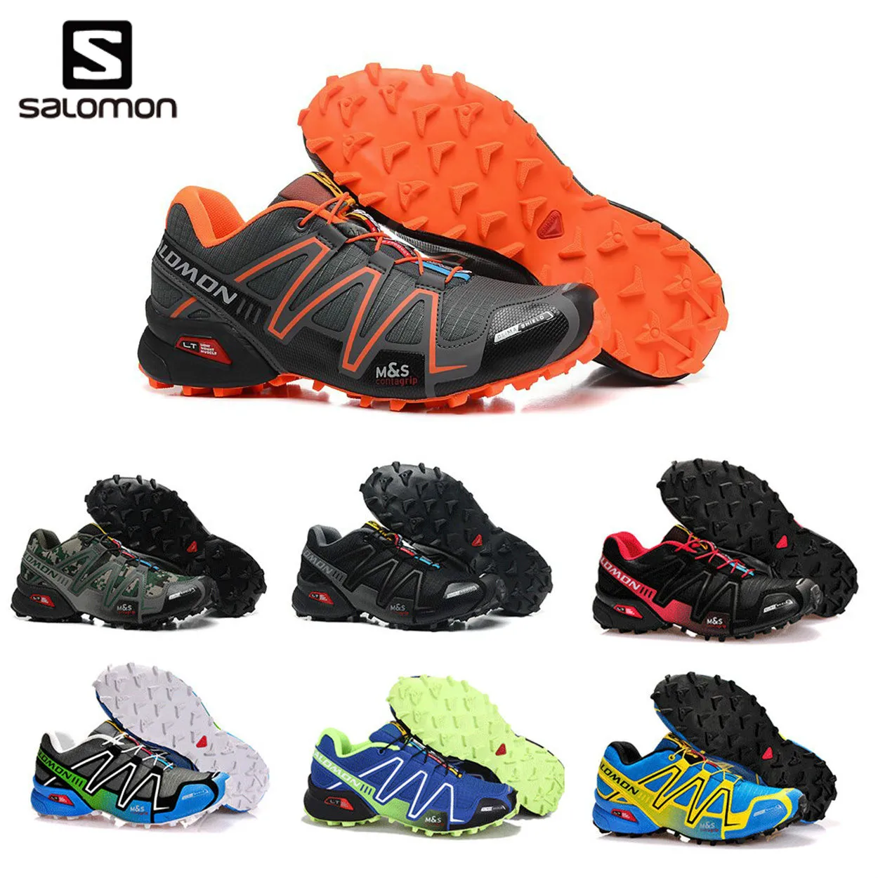 Salomon speed Cross 3 CS кросс-кантри брендовые кроссовки дышащие Zapatillas Спортивная обувь Мужская скорость CROOS кроссовки