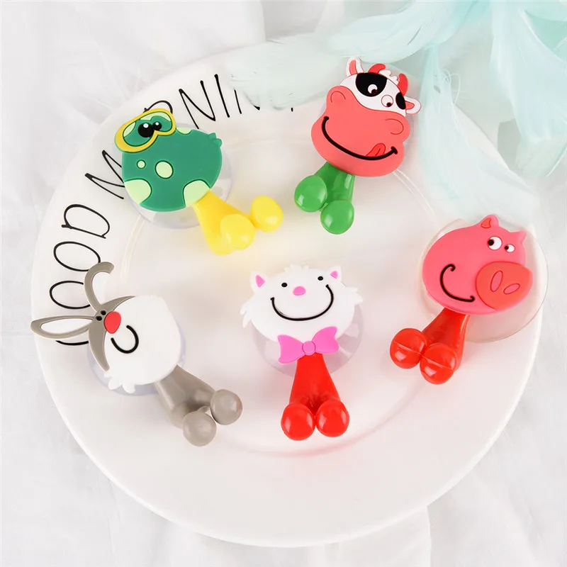 

Mini Toothbrush Holder Bathroom Product Sanitary Ware Accessories Lovely Household Animal Type Toothbrush Holder