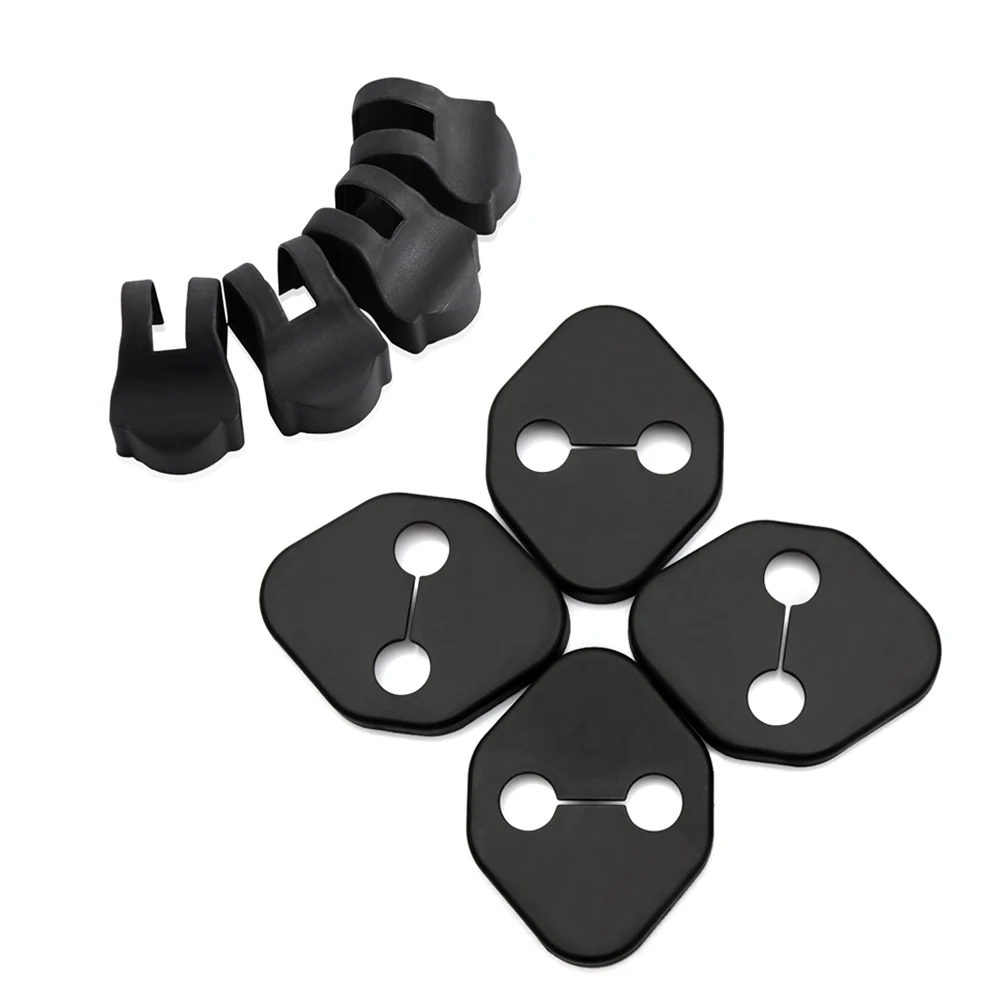 

8Pcs/set Car Door Lock Buckle Door Holder Door Lock Protective Cover For Suzuki Vitara accessories 2015 2016