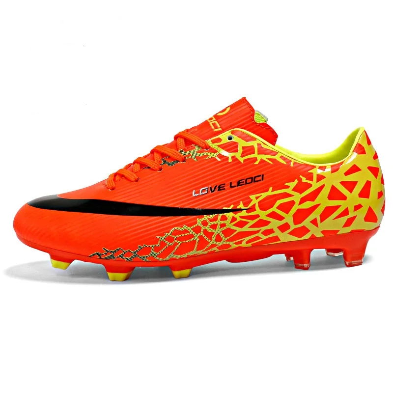 

LEOCI Soccer Football Shoes Unisex Outdoor Football Boots Shoes For Adult Children's Train Sneakers Chuteiras Botas De Futbol