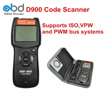 

New Generation Code Reader D900 EOBD OBD2 Auto Code Reader Diagnostic Tool D900 OBD2 For Multi-Cars Free Shipping