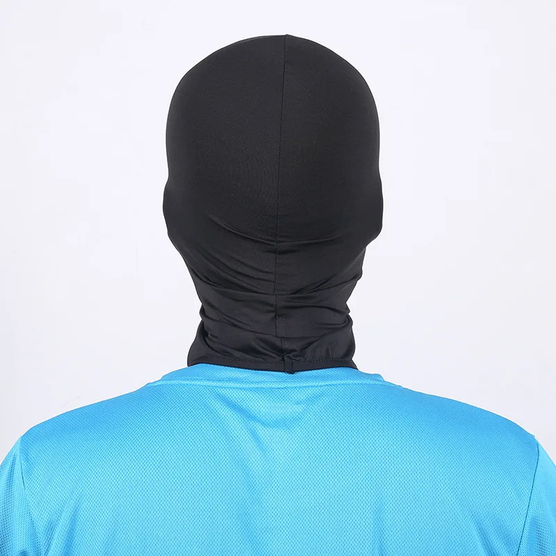 Full Face Cover Masks Men Three 3 Hole Balaclava Knit Hat Winter Stretch Snow Mask Beanie Hat Cap New Black Warm Face Masks