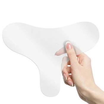 Reusable Anti Wrinkle Chest Pad Silicone Transparent Removal Patch Face Skin Care Anti Aging Breast