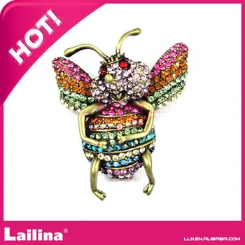 

fashion colourful rhinestone brooches