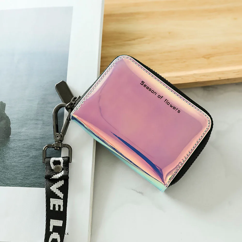 

MOLAVE Wallets & Holders short wallet unisex new Short Fashion Standard Zipper Variable Color Purse wallets designer purse9402
