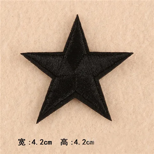 10pcs Small star embroidered patch DIY cartoon badge hat  logo accessories of iron on application  transfers 